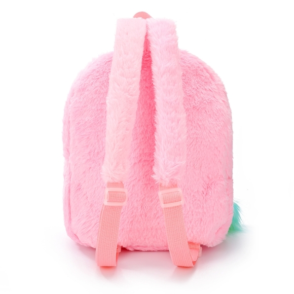 Cute Plush Unicorn Toddler Mini Travel Bag Princess Plush Backpack for Girls 1-6 - Picture 6 of 16